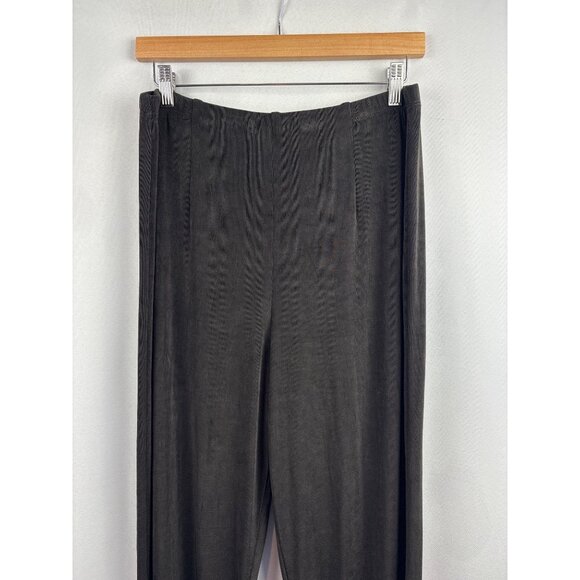 Women’s Chicos 2XL Dark Brown Flowy Pants - Picture 2 of 4